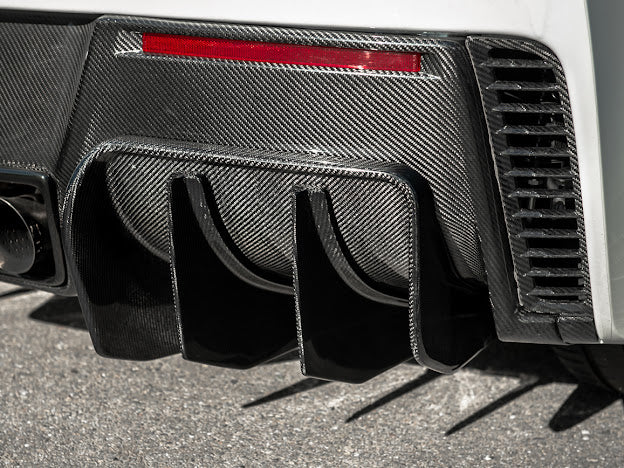 2014-2019 Corvette C7 Performance Track Style *ADD-ON* Rear Bumper Diffuser